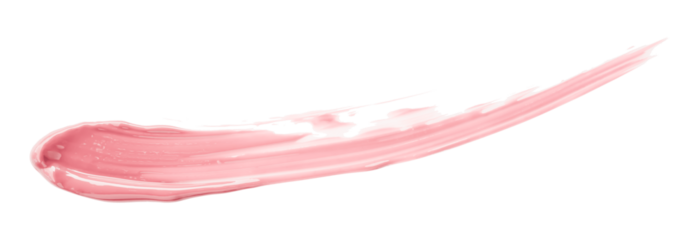 pink watercolor brush isolated on transparent background