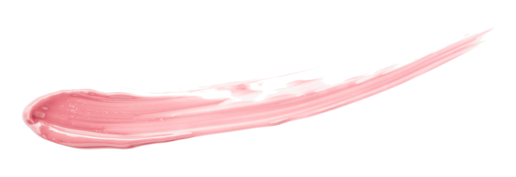 pink watercolor brush isolated on transparent background