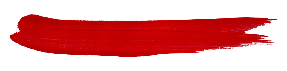red watercolor background. Artistic hand paint. Isolated on transparent background.