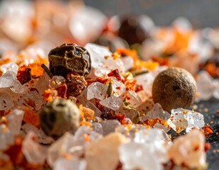 Close-up spice blend