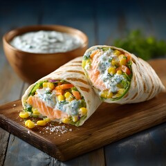 fresh baked potatoes with herbs