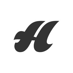 Modern Letter H Logo Design | Stylish Alphabet H Vector Branding
