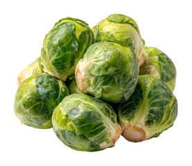 Fototapeta premium Brussels sprouts cooking tips kitchen food guide home isolated on transparent background