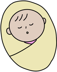 귀여운 아기 신생아 갓난애기