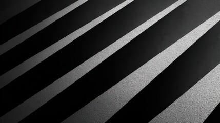 Obraz premium Abstract Diagonal Shadows - Monochromatic Light and Dark Stripes.