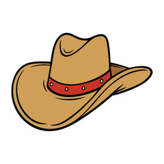 A classic cowboy hat with a wide brim and creased crown, perfect for ranch life, rodeos, and western adventures, symbolizing rugged style and frontier spirit.
