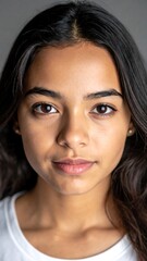 Fototapeta premium Close-up portrait of a young woman (2)