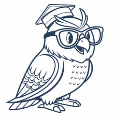 Startup Owl Mascot Illustration 1
