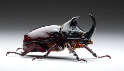 Close Rhinoceros Beetle  