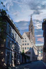 Strasbourg in France, the Notre-Dame cathedral
