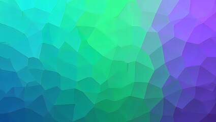 Obraz premium Abstract blue, green and purple polygonal mosaic background