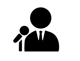 funeral icon 09 : Funeral Master of Ceremonies Icon, master of ceremonies, funeral, host, officiant, speaker, guide, tradition, religious, ceremony, respect, service, mourning, memorial,