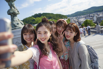 仲の良い友達と女子旅