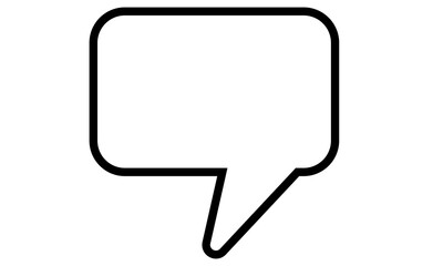 Speech bubble isolated on transparent background