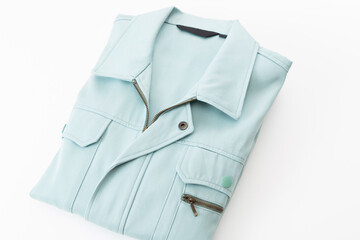 作業着　白バック