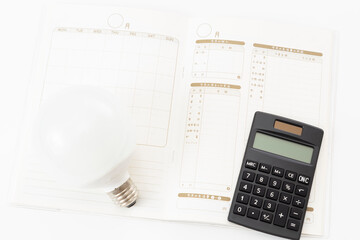 電気代　イメージ　白バック