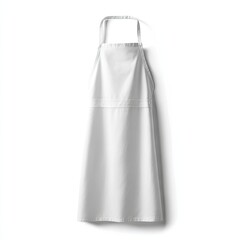 White apron, simple design, clean lines