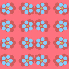 vector EPS allover design for textile printing 