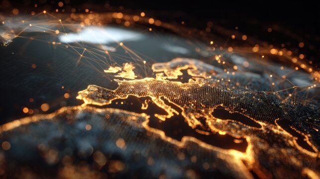 Europes Burning - A Fiery Digital Map of Crisis.
