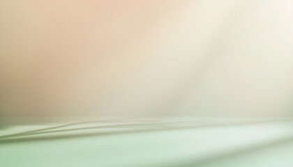 Abstract minimalistic background with light beams on wall and blurred shadows on floor for modern business product presentation.