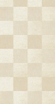 Beige, textured, checkerboard pattern