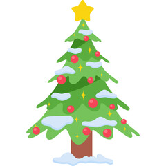 Winter Christmas Tree