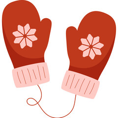 Winter Gloves Illustration
