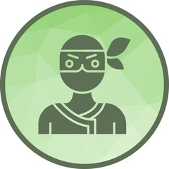 Ninja icon vector image. Suitable for mobile apps, web apps and print media.