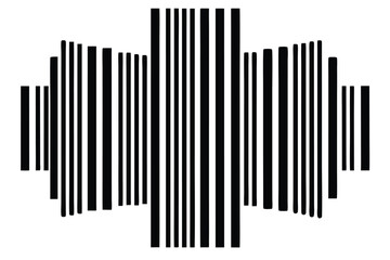 medical barcode silhouette vector icon