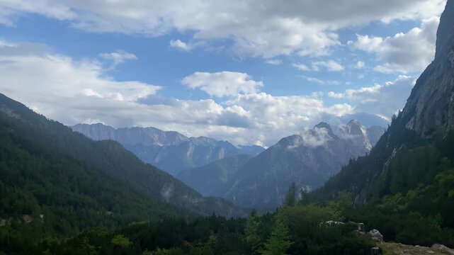 Sunset in Triglav National Park, Slovenia
