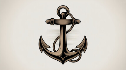 Download vintage nautical anchor vector illustration for marine and maritime themed designs and projects free