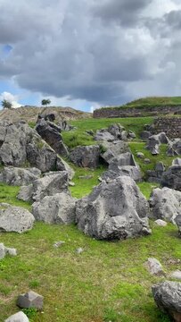 Ruins of Sacsayhuam&aacute;n. It is a citadel of the city of Cusco