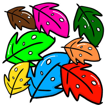 autumn leaf pattern