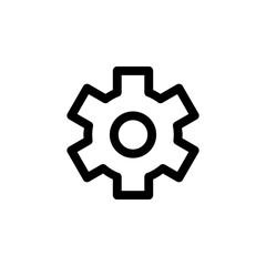 Settings Icon Line Style for UI and Controls