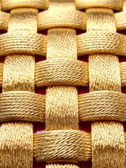 wicker gold basket texture
