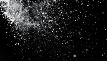 Obraz premium Abstract water splash on black background