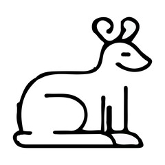 vector image of a dog