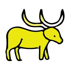 deer head vector