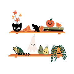 Cute halloween card