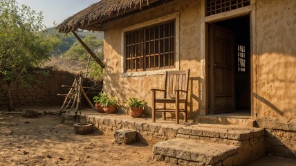 old house in the village