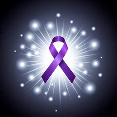 Purple Ribbon – Global Symbol of Alzheimer’s Awareness