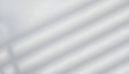 Obraz premium Diagonal Window Blind Shadows on Light Surface – Minimal Abstract Background