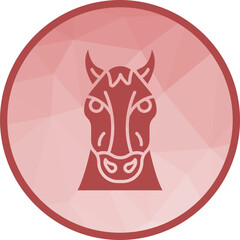 Horse icon vector image. Suitable for mobile apps, web apps and print media.