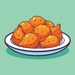 Crispy fried food on a plate