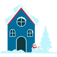 Naklejka premium Christmas Home