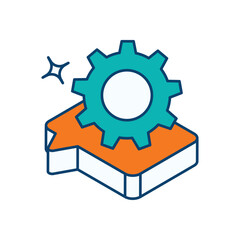 Natural Language Processing Filled Outline Icon