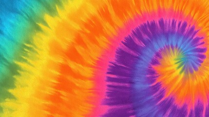 Vibrant tie-dye pattern