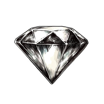 Detailed graphic of a diamond (1)