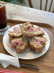 ham and cheese sandwich