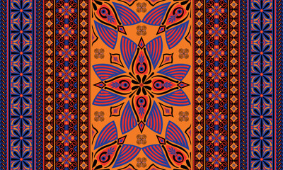 African ethnic native pattern.Traditional kente,ankara,kitenge,chitenge,capulana african wax print fabric pattern.Abstract vector motif pattern.For fabric,clothing,blanket,carpet,woven,wrap,decoration